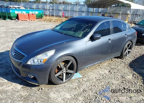 2013 Infiniti G37X z USA, uszkodzony, nr VIN JN1CV6ARXDM756533